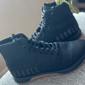 No Bull High-Top Black Gum Trainers